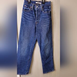 Levi's Straight Leg Blue Jeans